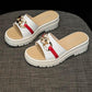 Outer Wear Slippers Women's Trendy Fashion Thick Bottom Non-slip Waterproof Slippers