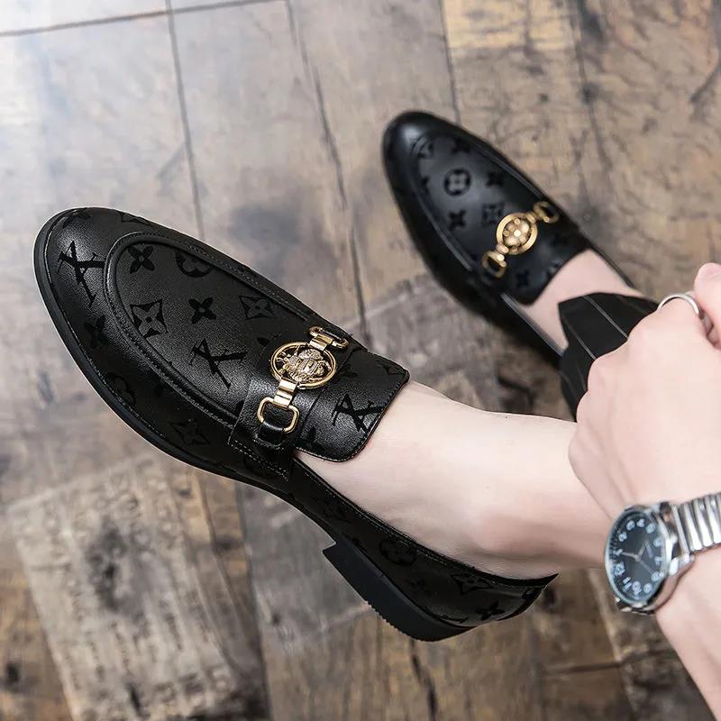Mens Leather Wedding Shoes Business Sneakers Men's Pointed Leather Shoes Men Oxford Shoes