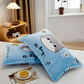 48X74cm Coral Velvet Pillowcase Plus Velvet Cute Pillowcase Flannel Cartoon Thick Bedding
