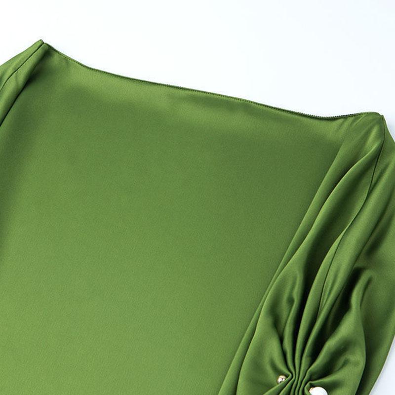 Women's Summer Short Sleeve Shirt Solid Color Large Size Loose Round Neck Top