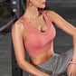 Women's Sports Bra Shockproof Gathering Yoga Vest Adjustable Beauty Back High-intensity Sports Fitness Bra Running Outer Wear Bra Yoga Tank Tops