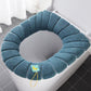 Warm Toilet Seat Cover Universal Toilet Seat Cushion Washable Pink Cute Toilet Seat Mat with Handle Bathroom Lavatory Cover Elongated Elastic Pad