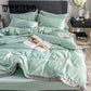 Bedding Washed Silk Nude Sleeping Four-piece European Solid Color