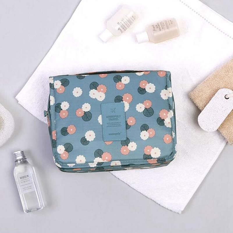 Storage Bag with Hook Waterproof Toiletry Bag Hanging Women Cosmetic Bag Organizer Pouch Handbag