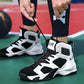 38-44 Men Mesh Sneakers Wear-resistant Basketball Shoes Deodorant Comfortable High-top Running Shoes