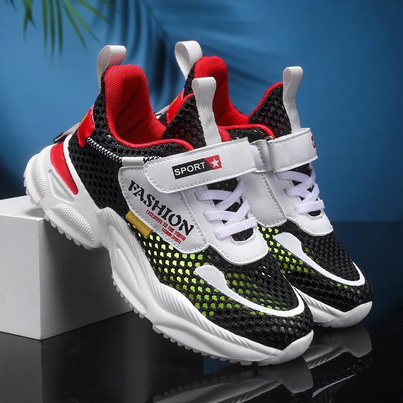 Kids Sneakers Outdoor Sports Wear Resistant Boy Shoes Breathable Children Casual Shoes Enfant