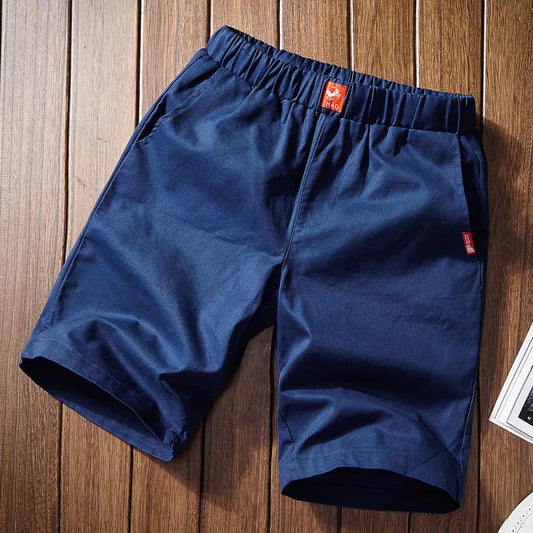 Summer Casual Pants Men's Shorts Short-sleeved Slim Pants Youth Beach Pants Sports Five-point Pants