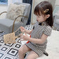 Children's Clothing Girls Spring and Summer Children's Self-cultivation Cheongsam Dress Princess Dress Chinese Style Retro Dress