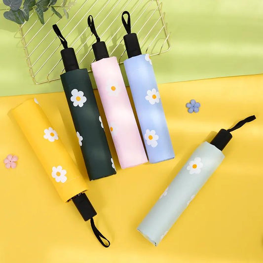 Fully Automatic Folding Umbrella Women's Korean Version of The Sun Umbrella Sun and Rain Dual-use Sun Umbrella UV Protection