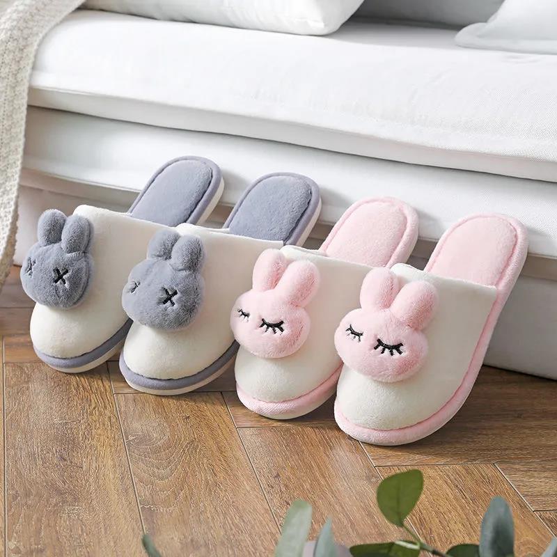 Indoor Casual Cotton Slippers Men's and Women's Slippers Keep Warm and Comfortable In Autumn and Winter