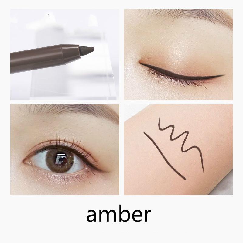 Eyeliner female non-marking waterproof pencil-type hard head extremely thin beginner brown inside