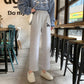 Sports Pants Women's Trend Autumn Harajuku Style Female Students Korean Style Loose and Thin Wide-leg Casual Pants Women
