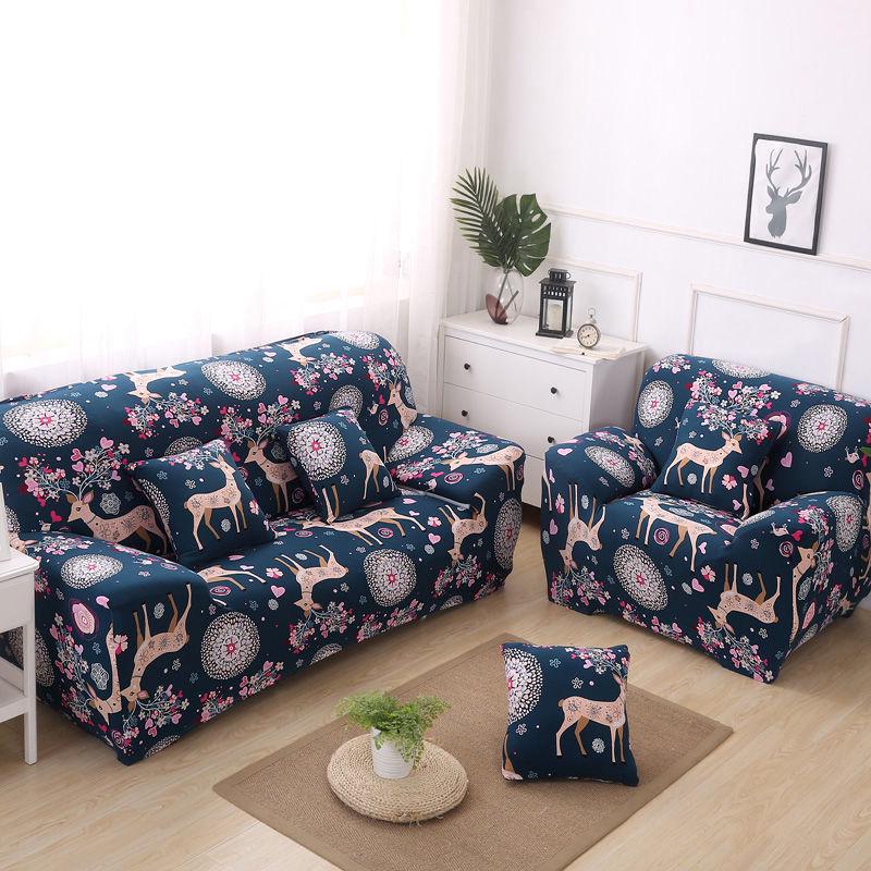 1/2/3/4 Seater Elastic Sofa Cover Sofa Slipcovers Sofa Covers for Living Room Slipcover Couch Cover