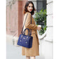 Trendy wild Patent leather bag Big capacity Woman bag European and American style Shoulder Handbag