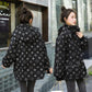 Women's Down Jacket Mid-length Luminous Fashion Loose White Duck Down Bread Jacket