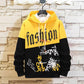 WTEMPO Youth Men Sports Suit Spring Campus Hooded Sportswear Pullover Suits Casual Loose Clothing