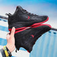 Size 38-46 Men Leather Sneakers Wear-resistant Basketball Shoes Deodorant Lightweight Running Shoes