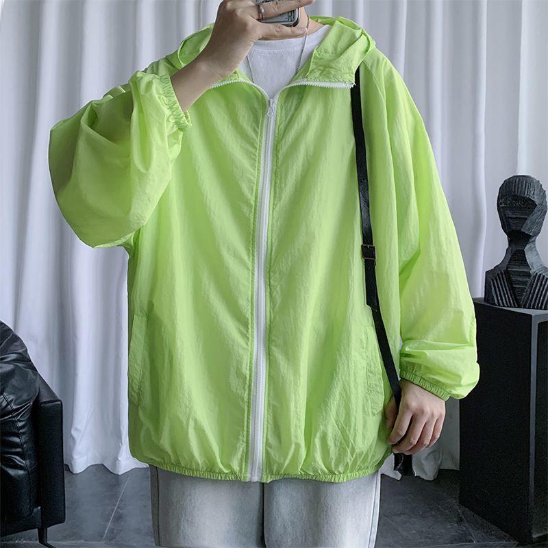 Thin Sun Protection Clothing Men's Summer Light and Thin Breathable Ice Silk Quick-drying Men and Women Outdoor Sun Protection Clothing Fishing Hoodie