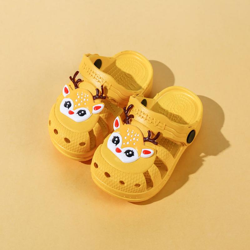 Handsome Children's Spring and Autumn Slippers for Boys and Girls In Summer Non-slip Cute Baby Toddler Shoes Soft Sole Baotou Sandals