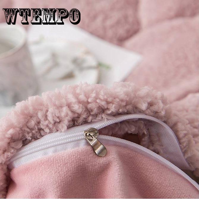 4pcs Home Textile Quilt Cover Set Cashmere Winter Bedding Set Queen King Size Bed Set Duvet Cover