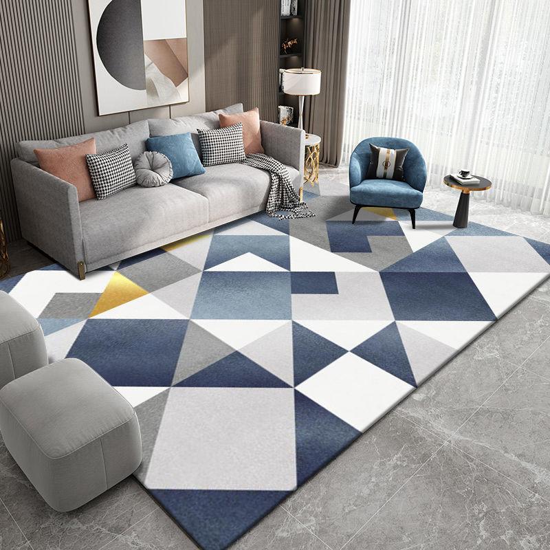 Nordic Carpet Living Room Coffee Table Blanket Simple Luxury Bedroom Bedside Blanket Blanket Washable Household Simple and Easy To Care