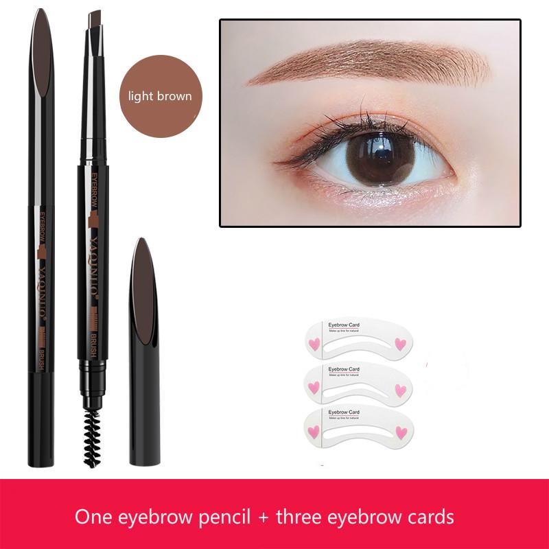 [Eyebrow pencil super waterproof] Double-headed eyebrow pencil waterproof and sweat-proof durable