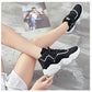 High-top Sneakers Female Students Korean Version of The Wild Harajuku Daddy Shoes Women Casual Running Shoes Women's Single Shoes