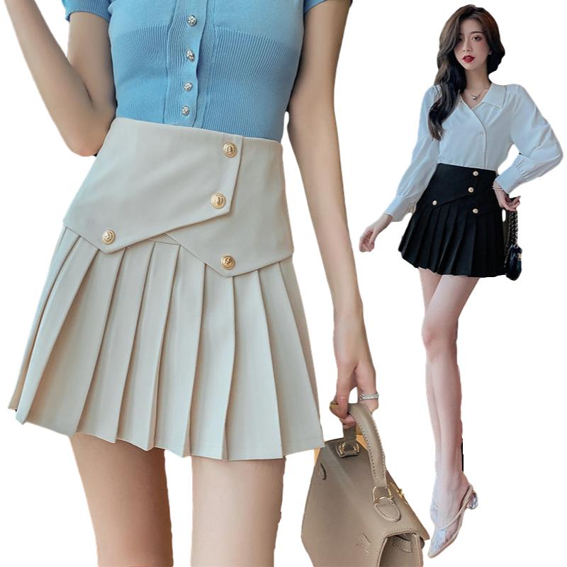 Women High Waist Pleated Skirt School Girl A-Line Short Skirt Uniforms Cosplay Sweet Girls