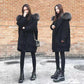 Winter Down Jacket Cotton Jacket Korean Version of Loose Mid-length Thick Coat Big Fur Collar Cotton Coat