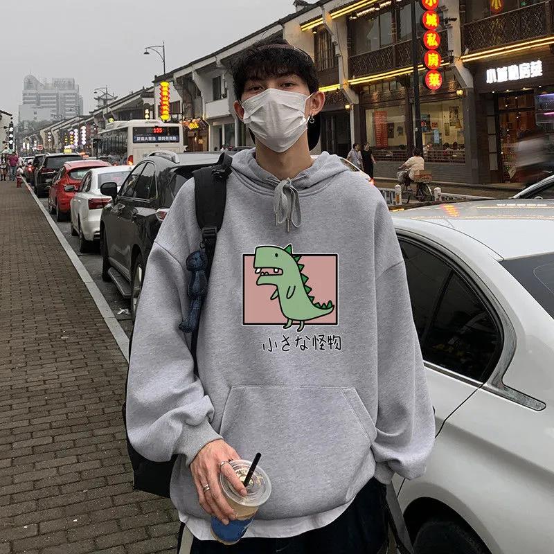 Winter Men's Trendy Brand Ins Sweater Hip-hop Hoodie Boys Warm Loose Top