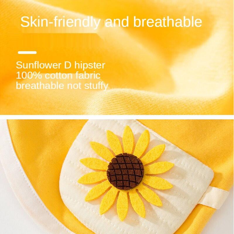 Breathable Thin Puppy Vest Short Skirt Petal Collar Shoulder Bag Cute Sunflower Pet Dog Clothes