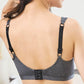 Female Sleep Running Yoga Comfortable No Steel Ring Fits Skin Sweat-absorbing Breathable Glossy Thin Cup Lightweight Sports and Leisure Bra