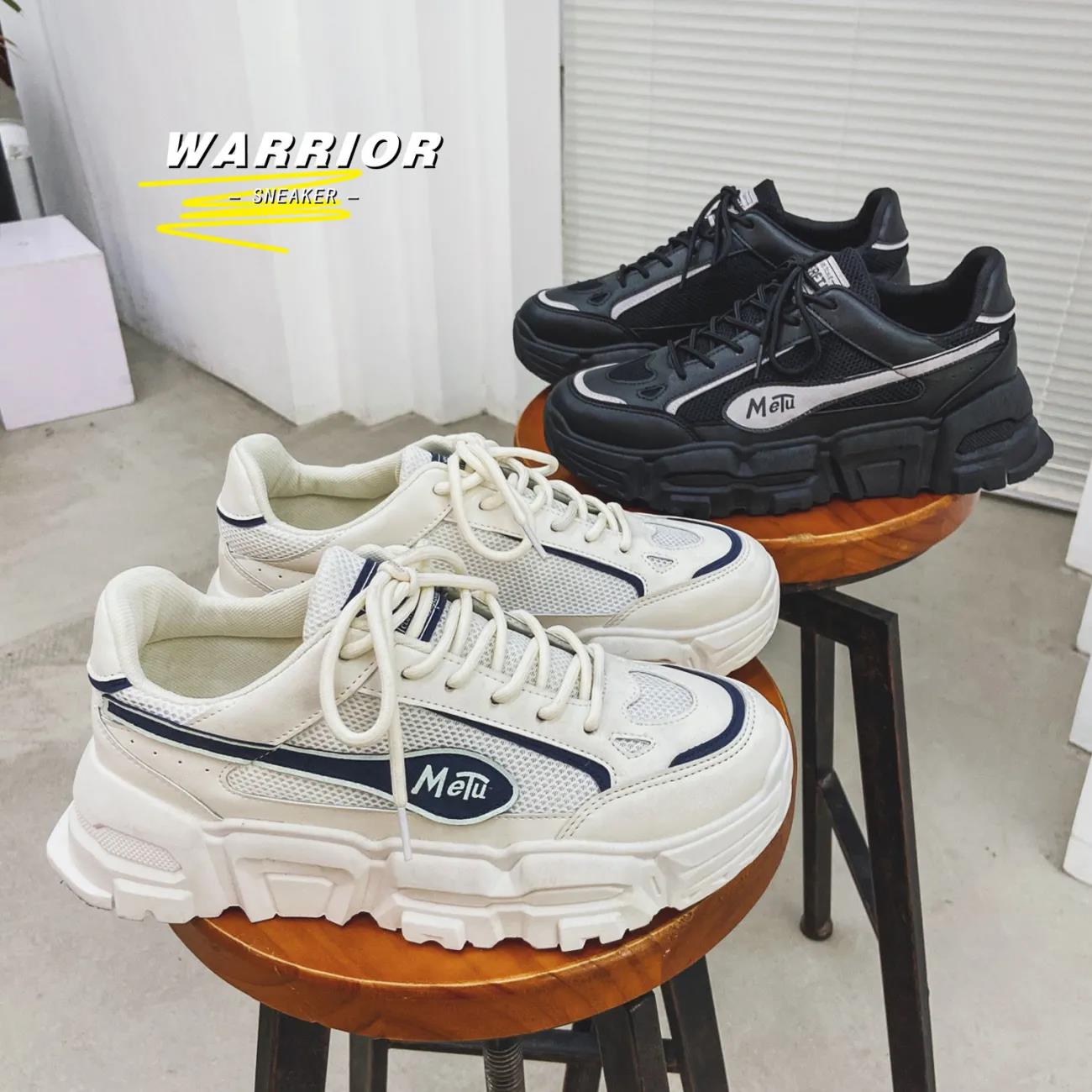 Literary Men's and Women's Shop Men's Shoes Net Red Korean Version of The Trend Sports Shoes Wild Youth Casual Super Ins Dad Shoes