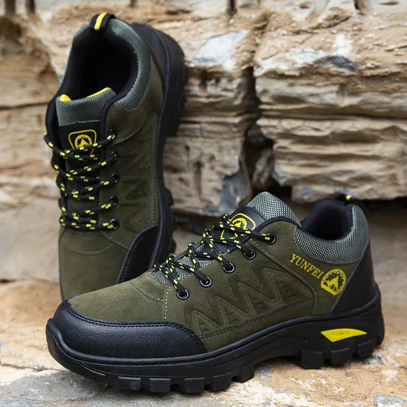 Hiking Shoes Men's Outdoor Sports and Leisure Waterproof Non-slip Breathable Wear-resistant Hiking Shoes