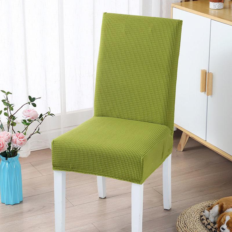 1/2/4/6Pcs Velvet Extensible Dining Chair Cover Spandex Slipcover  for Chairs Kitchen Dining Room Chair Covers Elastic Stretch