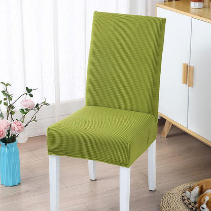 1/2/4/6Pcs Velvet Extensible Dining Chair Cover Spandex Slipcover  for Chairs Kitchen Dining Room Chair Covers Elastic Stretch