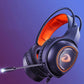 USB Interface Headset with Microphone Computer Gaming Headset Online Learning Headset