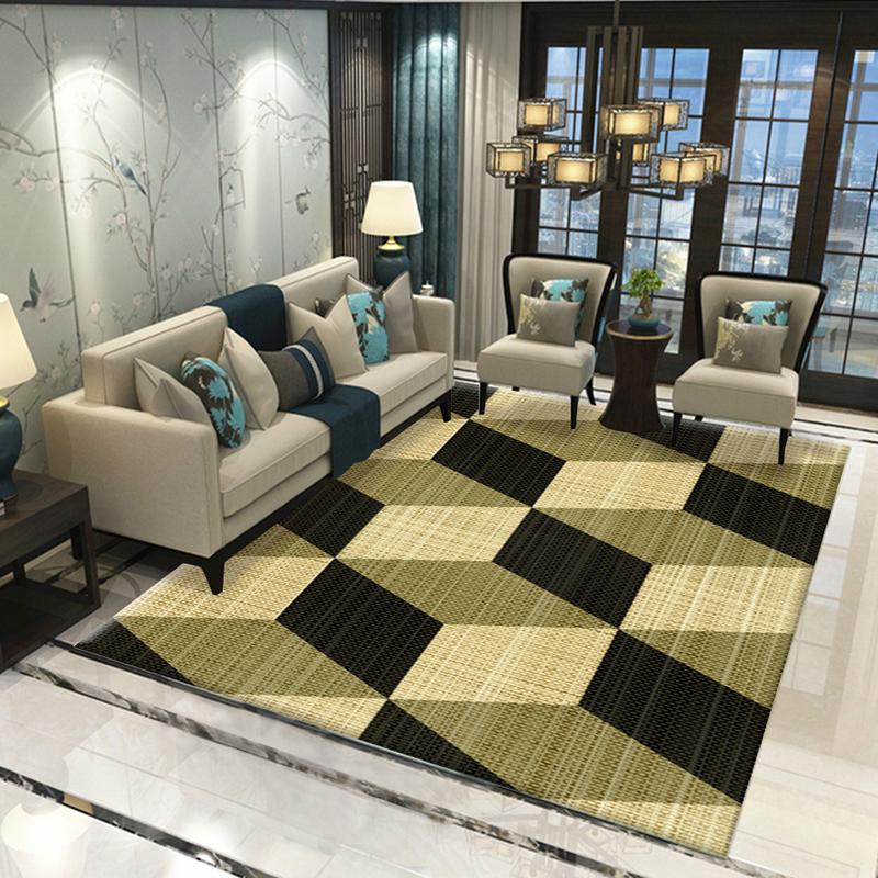Nordic Geometric Carpet Livingroom Bedroom Hallway Rugs Large Size Modern Carpet Soft Sofa Tapete