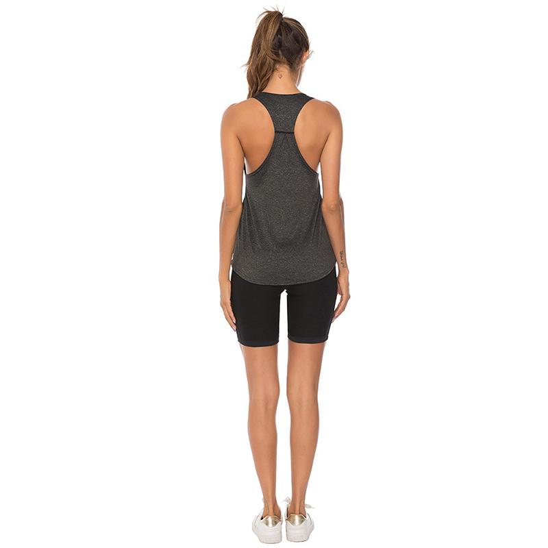 Women's Yoga Vest Moisture-wicking Vest Sports Underwear Loose Yoga Wear I-shaped Vest Running Top T-Shirt Plus Sized Clothes Tops for Women