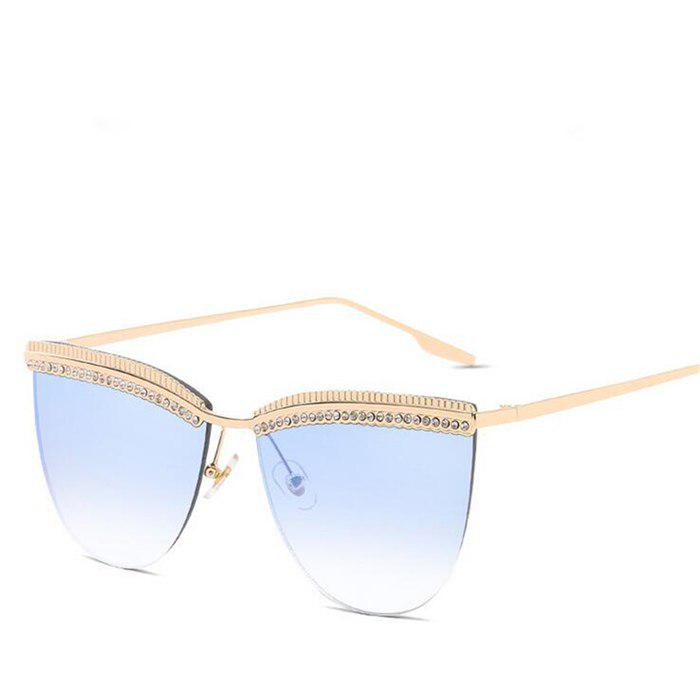 WTEMPO Women's Sunglasses Brand Designer Anti-UV Frameless Shade Sunglasses Women   Lunette De So