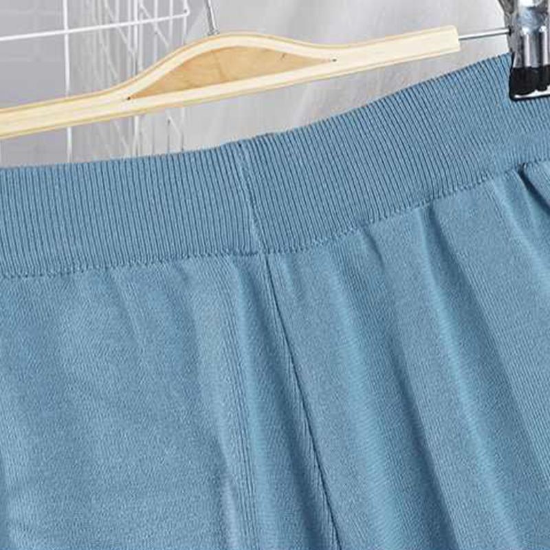Women Knitted Tracksuit V-neck Sweater Casual Suit Autumn Winter 2 Piece Set Knit Pants Sporting Suit Femme Clothing