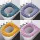 Toilet Seat Cushion Household Winter Thick Plush Toilet Cushion Toilet Cover Four Seasons General Plus Velvet Toilet Washer