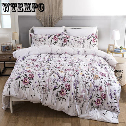 3d Bedding Set Bedding Full Quilt Cover 3pcs Pillowcase Sheeting Kit