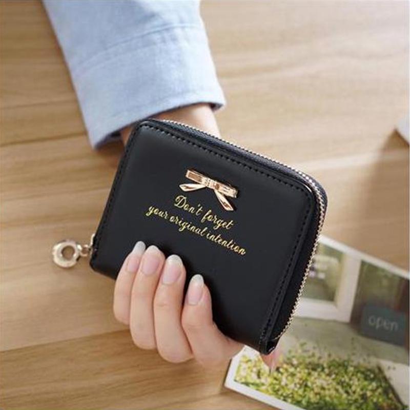 Small and Portable Cute Bag Fashion Trend Ladies Small Wallet Short Zipper Coin Purse Shopping Shopping Handbag