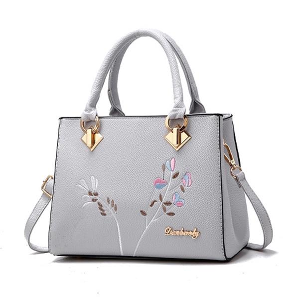 European and American style Shoulder Handbag Trendy wild Patent leather bag Big capacity