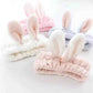 Cute Hairband Three-dimensional Rabbit Ears Face Wash Makeup Hairband Headband Headband