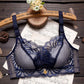 Fashion Seamless Lace 3/4 Cups Gathered Bra on The Inside Outside Wearing A Beautiful Back Vest Bra