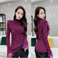 Women Sexy Lace Ruffles Base Jumper Turtleneck Solid Color Knitwear Slim Bottoming Sweaters
