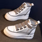 Spring and Autumn Fashion High-top Women's Shoes Korean Style All-match Sports Casual Shoes Student Tide Board Shoes