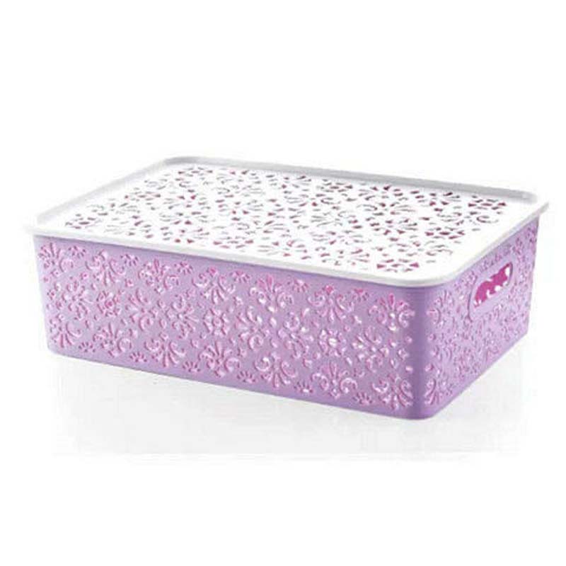 Openwork Storage Basket Cosmetic Clothing Snack Desktop Storage Box